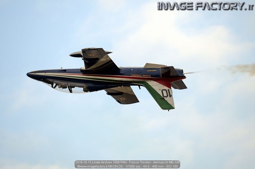 2019-10-13 Linate Airshow 7808 PAN - Frecce Tricolori - Aermacchi MB-339